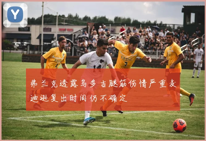 弗兰克透露乌多吉腿筋伤情严重麦迪逊复出时间仍不确定